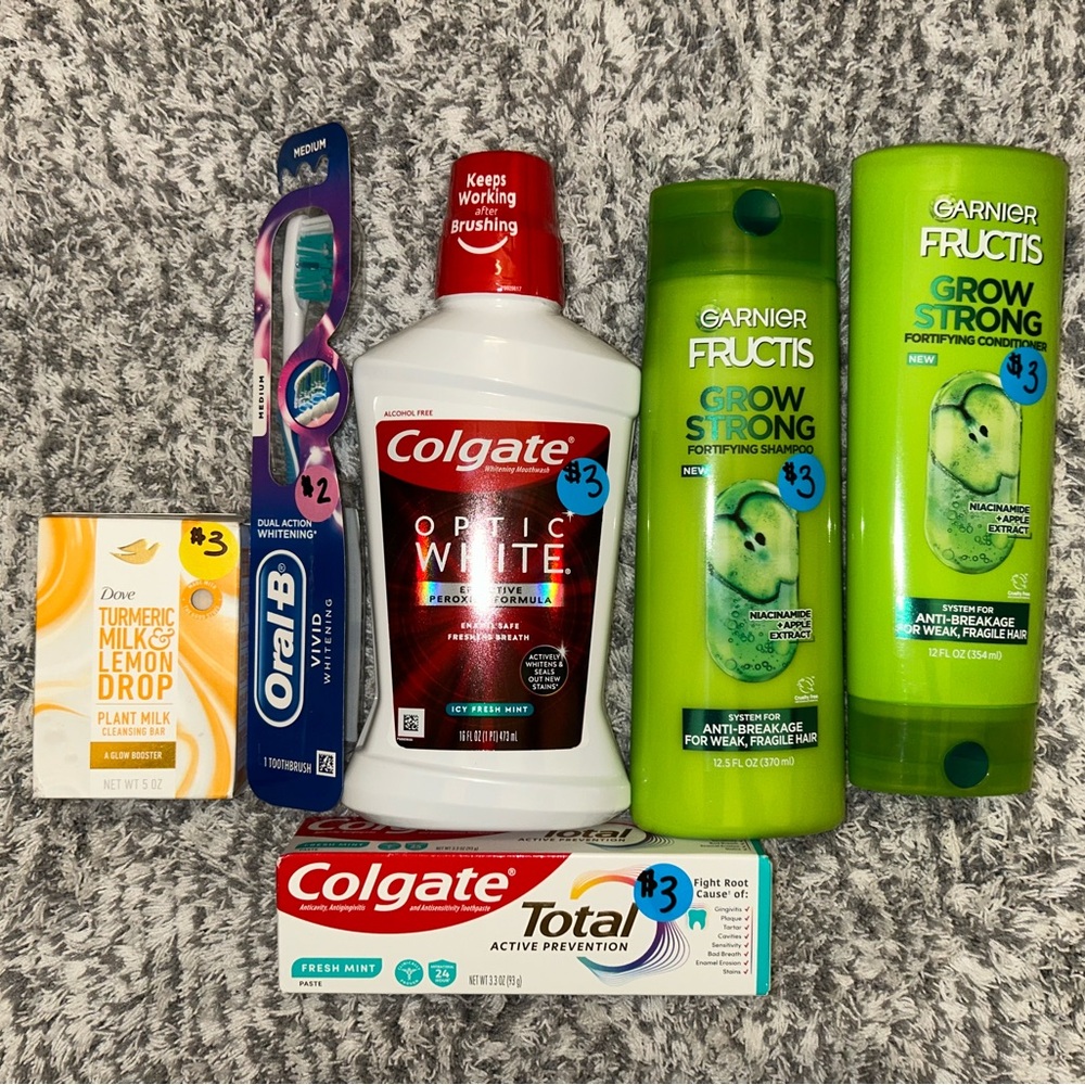 Colgate and Garnier Personal Care Set